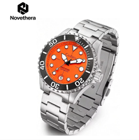 NOVETHERA 8232 Montres mécaniques automatiques pour hommes, Japon MIYOTA 8215, montre en acier inoxydable saphir, étanche 100m, montre pour hommes
