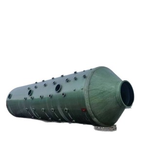 Fiberglass Desulfurization Tower FRP Integrated Desulfurization And Denitrification Tower For Gas Disposal Machinery - Product Image 4