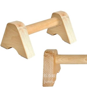 Wooden Push Up Stand Abdominal Arm <b>Strength</b> <b>Training</b> Bar Durable For Adults Unisex - Product Image 5