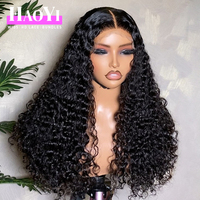 Wig Rambut Asli 13x6 HD Lace Wig, Grosir Wig Rambut Virgin Burma Keriting, Wig Raw dengan Kutikula Tersusun Rapi, Rambut Mentah Vietnam
