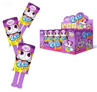 Sucettes Gélifiées Fruitées Liquides Crazy Hair, Goût Yaourt Aigre et Menthe, Multicolores pour Enfants, Boîte de 20g, Vente en Gros SLEZI FOOD