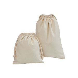 Eco-friendly High Quality Customized Canvas Gift Bags Double String White Cotton Drawstring Bags for <b>Cloth</b> Shoe <b>Dust</b> - Product Image 6