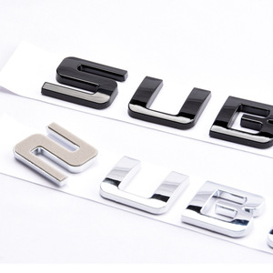 3D Kunststoff Auto-Logo-Schild Maßgefertigtes 3D Auto-Emblem-Schild ABS Laser-geschnittenes Schild Luxuriöses Rundes Geschäfts-Emblem-Schild - Product Image 1
