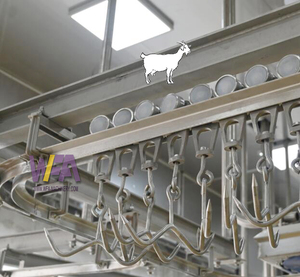 Petit abattoir pour moutons et chèvres, poulie de rail aérien pour boucher, crochet de suspension de viande en acier inoxydable - Product Image 1