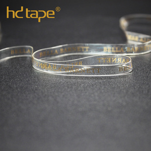 Oeko-tex 100 Vàng Logo In Móc Áo Vòng Sử Dụng TPU Rõ Ràng Minh Bạch Đàn Hồi Băng Dây Đeo - Product Image 4