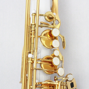 <span class=keywords><strong>Saxofón</strong></span> Tenor Barato al por Mayor, Cuerpo <span class=keywords><strong>de</strong></span> Laca Blanca con Llaves <span class=keywords><strong>de</strong></span> Laca Dorada, <span class=keywords><strong>Saxofón</strong></span> Tenor con <span class=keywords><strong>Boquilla</strong></span> - Product Image 4