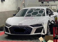 Pour la nouvelle Audi R8 kit carrosserie en fibre de carbone kit carrosserie lèvre avant jupe latérale diffuseur arrière aileron arrière pare-chocs avant évent