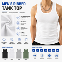 Débardeur en tricot gris sans manches pour homme XH CUSTOM, col rond, coupe ajustée, respirant, vêtement décontracté