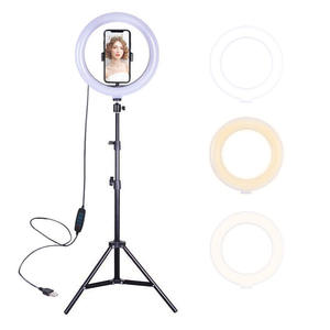 Lumière circulaire de 10 pouces (26 cm), lumière LED pour diffusion en direct sur internet, lumière de beauté pour la <span class=keywords><strong>photographie</strong></span>, lumière de maquillage - Product Image 2