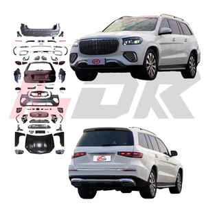 Kit de carrosserie pour 2015-2019 Mercedes benz <span class=keywords><strong>GLS</strong></span> X166 à 2024 <span class=keywords><strong>GLS</strong></span> 167 MBH Style non destructif <span class=keywords><strong>480</strong></span> 600 pièces de mise à niveau de voiture pare-chocs d'aile - Product Image 1