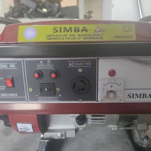 Simba <b>Gasoline</b> <b>Generator</b> 2500DX 220V 1.2kW Single Phase For Engineering And Irrigation - Product Image 1