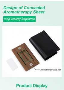 Nuevo Difusor de Aroma para Auto de Madera Maciza de Lujo, Clip para Visera, Aromatizante para Vehículo, Aroma Duradero, Eliminador de Olores, Regalo - Product Image 5