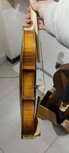 Violín 4/4 Estilo <span class=keywords><strong>Barroco</strong></span>, Tapa de Abeto, Fondo de Arce Flameado, Diapasón de Ébano, Sonido Dulce, Barniz Spirit, Cuerdas de Nailon, Venta al Por Mayor - Product Image 5