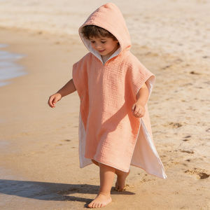 <span class=keywords><strong>Poncho</strong></span> <span class=keywords><strong>de</strong></span> serviette <span class=keywords><strong>de</strong></span> bain pour enfants en <span class=keywords><strong>gaze</strong></span> <span class=keywords><strong>de</strong></span> couleur unie design personnalisé Serviette <span class=keywords><strong>de</strong></span> plage pour bébé en crêpe éponge 100% <span class=keywords><strong>coton</strong></span> - Product Image 1