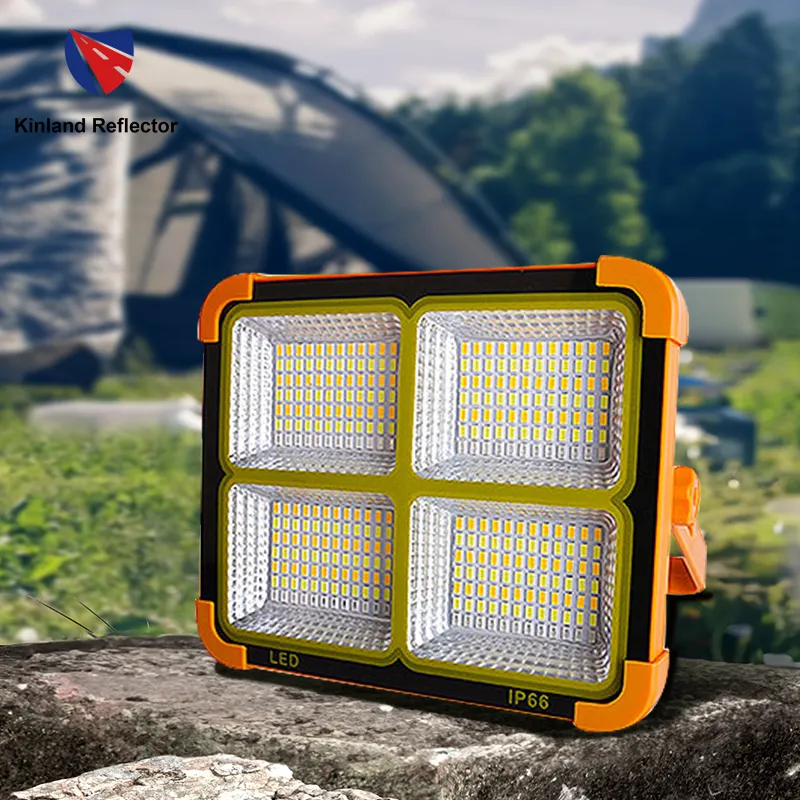 200W Đèn năng lượng mặt trời chiếu 1000W ngoài trời không thấm nước dẫn biển ABS 300W Cube 30W 4800LM năng lượng mặt trời dẫn lũ ánh sáng