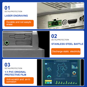 Kunden spezifisches 7-Zoll-Industrie-PC-Panel mit 16: 9-Schnittstelle 1024*600 Auflösung <span class=keywords><strong>I7</strong></span> <span class=keywords><strong>CPU</strong></span> IP65 Wasserdicht Auf Lager! - Product Image 5