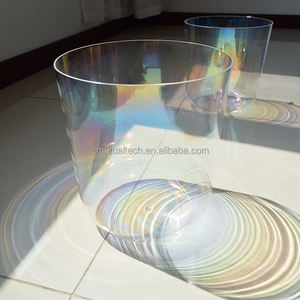Juego de Cuencos de Cristal de Cuarzo Transparente de Color Cósmico para Meditación y Yoga, Cuencos de Cristal para Sanación, Instrumentos de Sanación por Sonido - Product Image 4