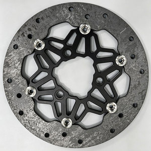 Disque de frein moto en carbone-céramique ultra-léger personnalisé pour la course, compatible Yamaha <span class=keywords><strong>KTM</strong></span> Kawasaki Suzuki Aprilia - Product Image 2