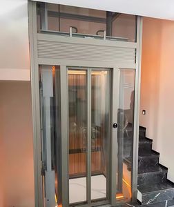 Ascenseur de passager à traction 400kg ascenseur domestique électrique intérieur extérieur Villa ascenseur résidentiel 2-6 <span class=keywords><strong>personnes</strong></span> - Product Image 3
