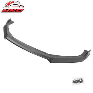 ลิ้นกันชนหน้าสำหรับรถยนต์ฮอนด้า แอคคอร์ด ปี 2018-2021 รุ่นที่ 10 สไตล์ IKON V3 สีดำด้าน ผลิตจากพลาสติก PP แบบ 3 ชิ้น พร้อมดิฟฟิวเซอร์และแผ่นกันกระแทก - Product Image 4