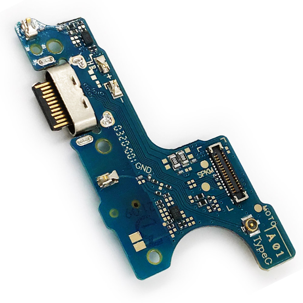 Оригинальный зарядный USB-порт гибкий кабель для Samsung A01 Core MIC наушники аудио зарядное устройство разъем Запасная часть