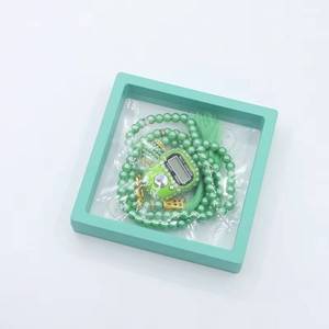 Cuentas étnicas YASEEN de imitación de perla multicolor de 6 mm, 99 cuentas con brillantes pedrerías, Misbaha, Tasbeeh, juego en caja de regalo para hombres y mujeres - Product Image 1
