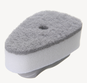 Venta al por mayor: Cepillo de limpieza de cocina 2 en 1 con mango largo, dispensador de jabón para platos y esponja, con gancho. - Product Image 6