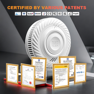 Üretici Kablosuz Wifi 10 Yıl Pil Ömrüne Sahip 85db Fotoelektrik Sensörlü Akıllı Duman Dedektörü Tuya Ev Güvenliği - Product Image 5