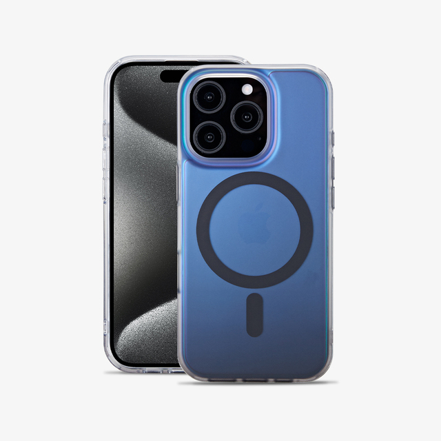 Wholesale C&T TPU+PET Shockproof Wireless Charge Matte IMD Magnetic Frosted Colorful Gradient Ins Style for 17 Phone Case 360