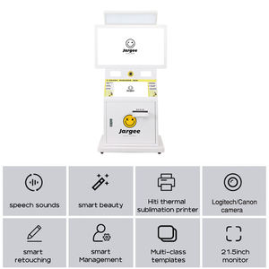 Photomaton personnalisé, photomaton selfie dslr à pièces à double écran avec logiciel d'impression et logo personnalisé - Product Image 4