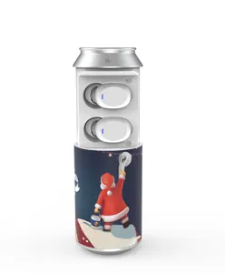Botol Cola Kreatif Dirancang H35T Mini Coke Kaleng Berbentuk TWS Earphone Stereo Earbud Nirkabel