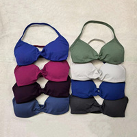 Bra Yoga Seamless Elastis Tinggi Cepat Kering Tanpa Tali Punggung, Bra Olahraga Ringan Penyangga Kuat, Bra Gym Lari Bernapas