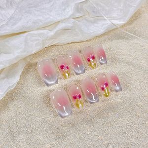 Diseño #1463 Patrón <span class=keywords><strong>de</strong></span> tulipán dibujado a mano popular con diseñador <span class=keywords><strong>de</strong></span> <span class=keywords><strong>uñas</strong></span> postizas acrílicas Prensa en las <span class=keywords><strong>uñas</strong></span> <span class=keywords><strong>Uñas</strong></span> artificiales <span class=keywords><strong>Uñas</strong></span> - Product Image 1