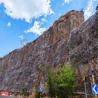 Malla de Acero Flexible BOCHANG GPS2 para Protección de Taludes Activos, Previene la Caída de Rocas y Estabiliza los Taludes