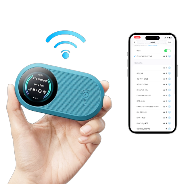 M10PRO Outdoor Travel WiFi Access Point LTE 4G SIM Router Wireless Dual-band WiFi6 300Mbps Firewall QoS 3000mAh LCD Cat4 Type-C