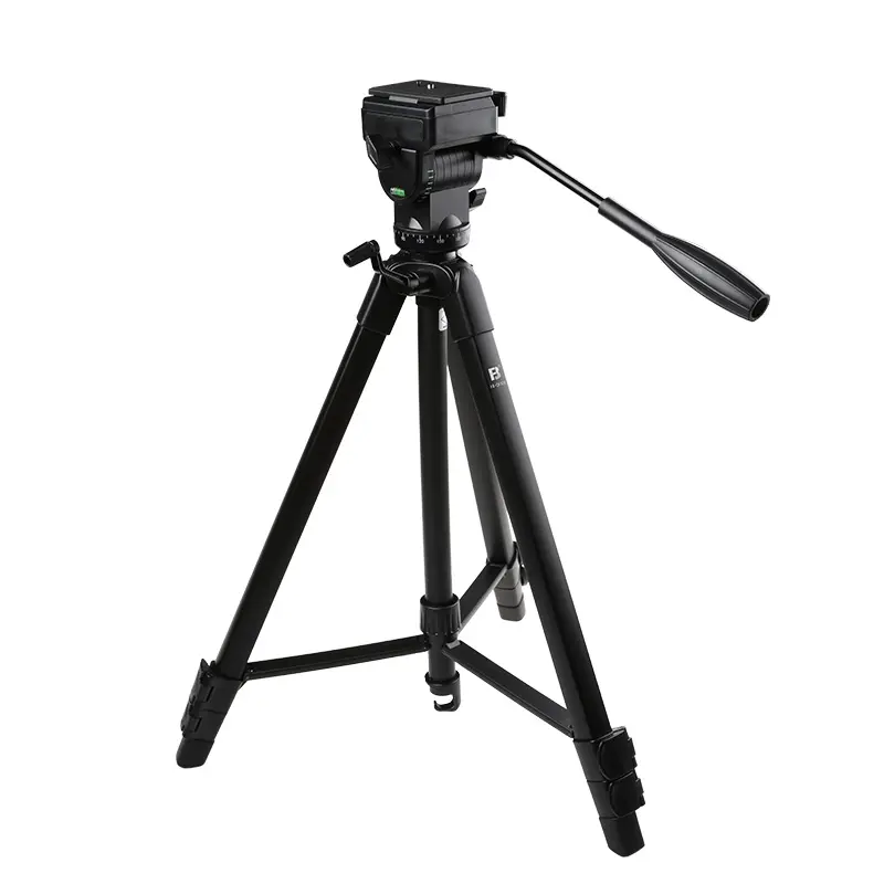 FB-QF326 Aluminum portable professional video camera tripod folded digital DSLR travel hiking photographic camera tripod stand