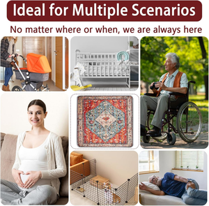 Almohadillas para orinar de perro extra grandes a granel, almohadillas de entrenamiento para cachorros a prueba de fugas, almohadillas absorbentes para uso en interiores, estampado Retro - Product Image 5