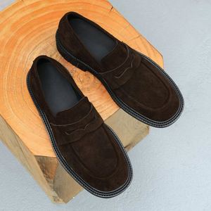 Fabricantes de Zapatos de Cuero Genuino al por Mayor, Zapatos Casuales de Negocios, Zapatos Británicos para Hombre - Product Image 5