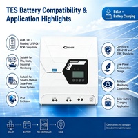 Contrôleur de charge solaire MPPT EPEVER 12V 24V 48V 60A 70A 80A 100A 250V avec deux entrées PV et communication parallèle intégrée (6 unités)