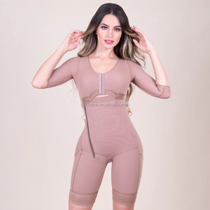 Faja Postquirúrgica con Piernas, Sujetador y Mangas, <span class=keywords><strong>Fajas</strong></span> Colombianas Reductoras, Moldeador Corporal Posparto - Product Image 3