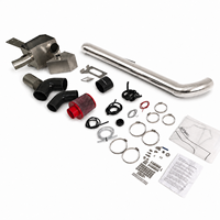 Accessoires extérieurs pour voitures 4x4, accessoires automobiles, snorkel en acier inoxydable pour NISSAN NAVARA NP300, kit de snorkel en acier inoxydable
