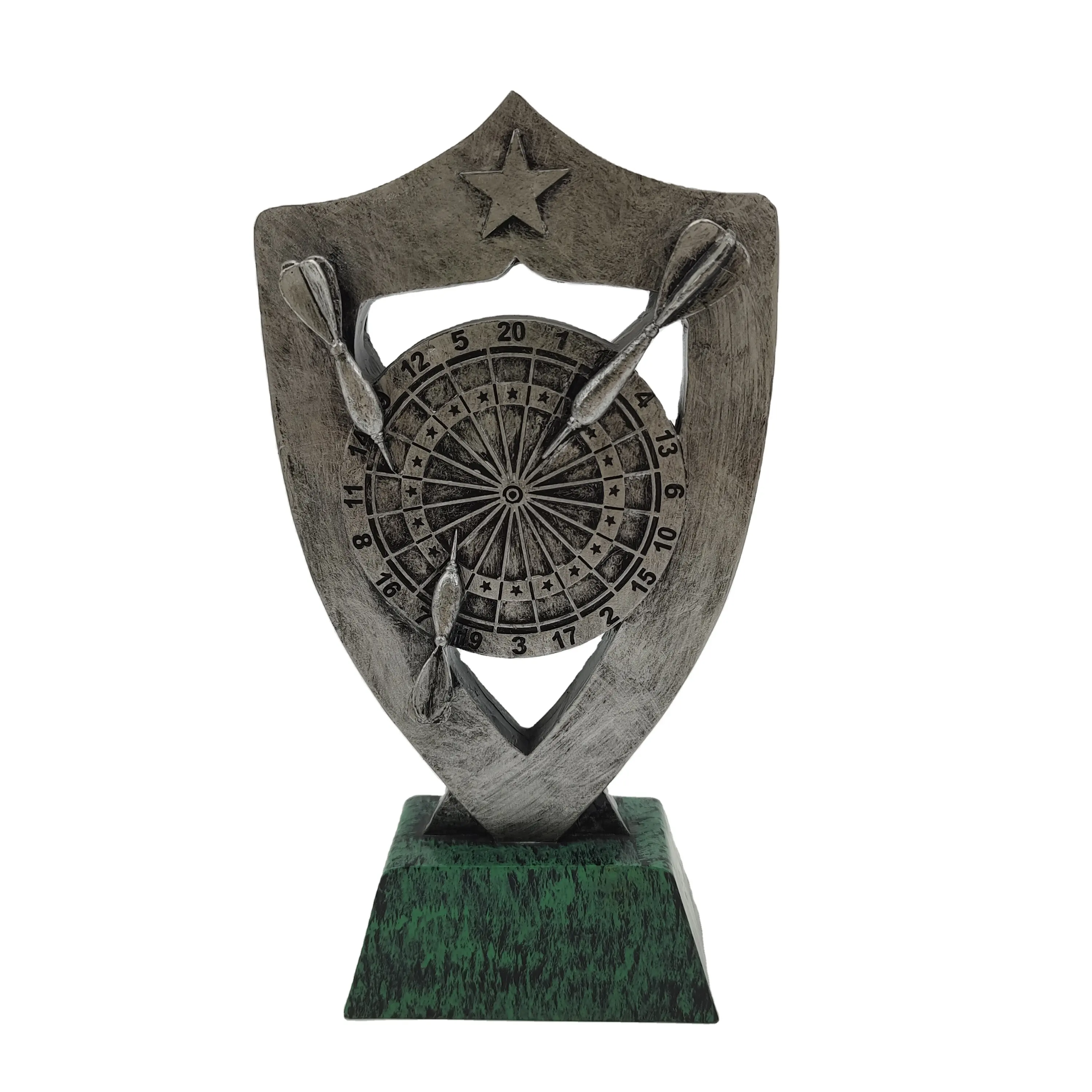 Placa de resina personalizada para medalha de Troféu de beisebol, troféu esportivo, lembrança europeia, porto Xiamen, decoração em miniatura para casa, esportes