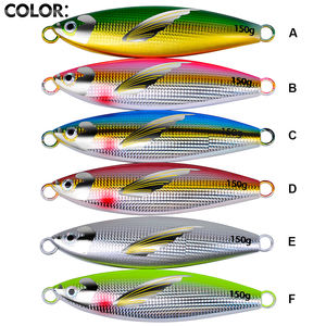 30g-150g <span class=keywords><strong>Leurre</strong></span> 3D à naufrage lent en métal avec autocollant Wing Flash | Appâts de pêche au plomb en eau salée - Product Image 2