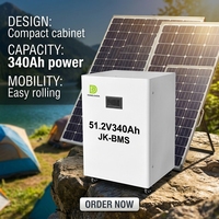 Batterie solaire au lithium 51,2 V 600 Ah avec garantie de 10 ans, pack de batteries lithium-ion Lifepo4 pour stockage d'énergie, ordinateur tout-en-un
