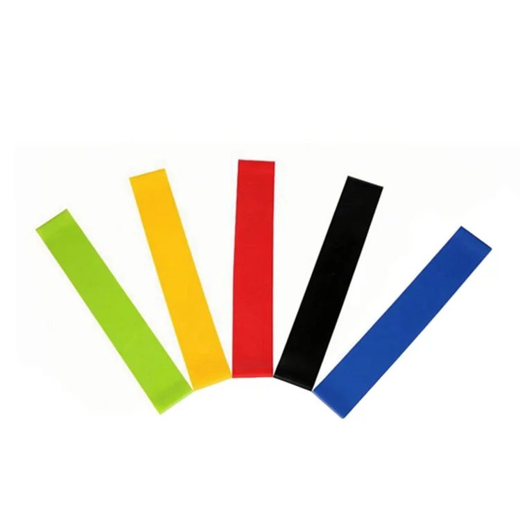 Тренировки 5 видов цветов Йога сопротивление резинки в помещении Уличное оборудование для фитнеса