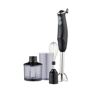 Handheld Electric Blender Food Processor Set With Wire Whip And Chopper Attachment Black 10L Or Less Capacity - Product Image 1