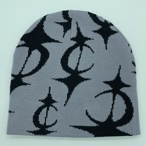 Hip Hop europeo e americano Y2K di vendita calda più recente stile di strada <span class=keywords><strong>Beanie</strong></span> per le donne all'aperto Senior senza allattamenti freddo cappello a maglia - Product Image 6