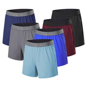 Shorts d'entraînement légers haute performance pour hommes pour les activités de plein air avec un design de doublure 2 en 1 - Product Image 5