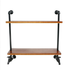 ชั้นวางของตกแต่งผนังทำจากโลหะชั้นวางของชั้นวางของชั้นวางของและชั้นวางของแบบลวดสีดำขายส่งออกแบบได้ตามต้องการ - Product Image 1