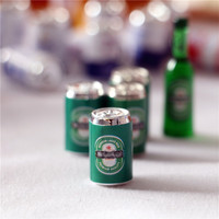 Simulation de bière en conserve porte-clés garçon hommes bière peut porte-clés bibelot Couples Cool sac à dos décor bijoux voiture clé accessoires pendentif
